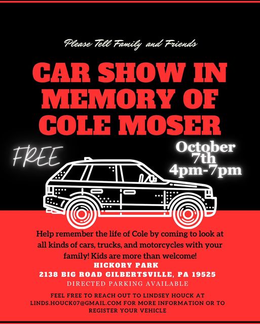 Car Show In Memory of Cole Moser 